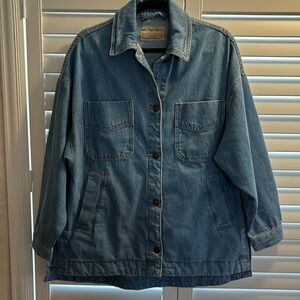 Free People x We The Free Madison City Denim Jacket in Solar Wash, XS, brand new